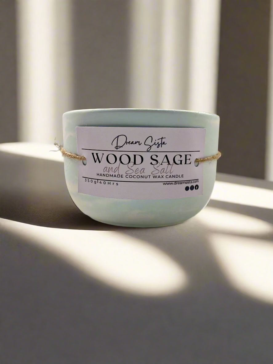 Wood Sage & Sea Salt Candle