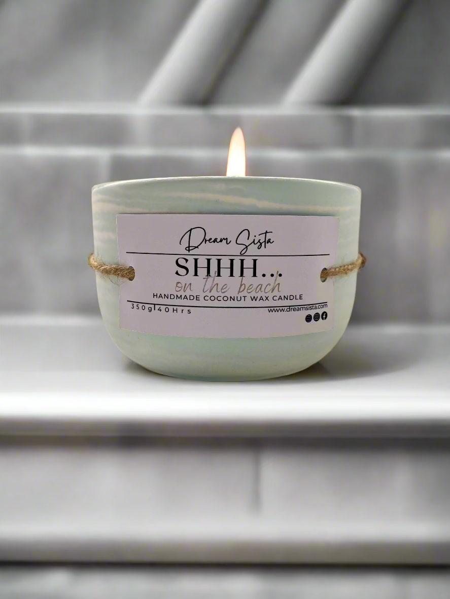 Shh.. on the Beach Candle