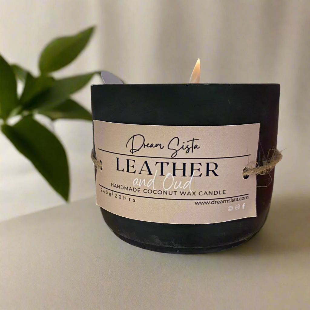 Leather & Oud Candle