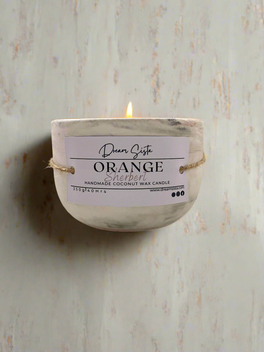 Orange Sherbet Candle