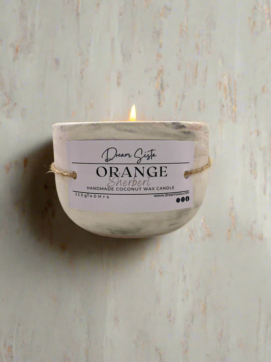 Orange Sherbet Candle