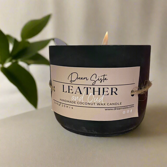 Leather & Oud Candle